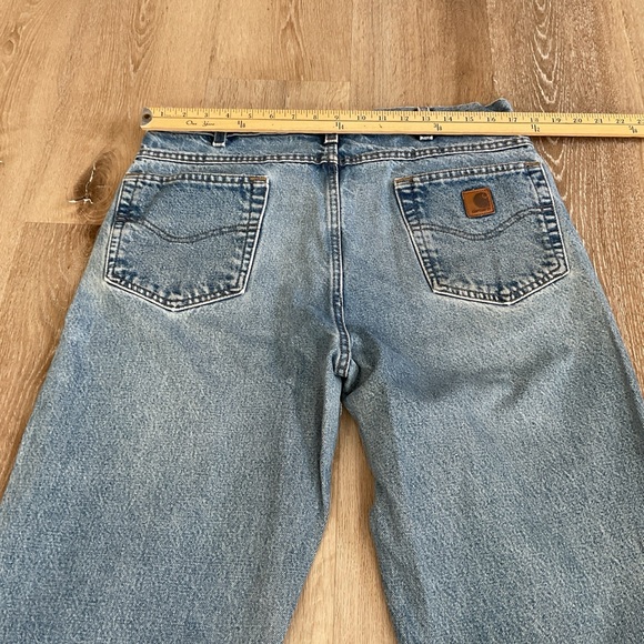 Carhartt D160 DST - Relaxed Fit Medium Wash Denim Jeans - Blue - Men’s Sz 36x34 - Picture 7 of 13